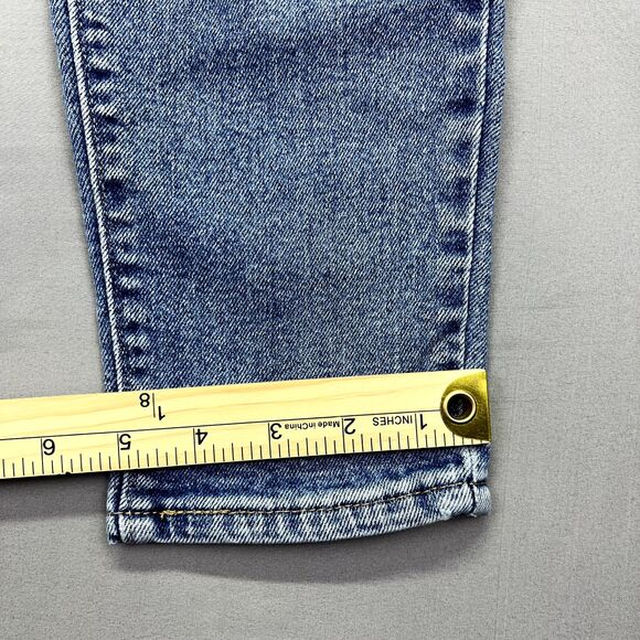 Levi’s Tag Size 26 High Waisted Taper Jeans Women's Stretch Pleats Blue - Picture 6 of 16